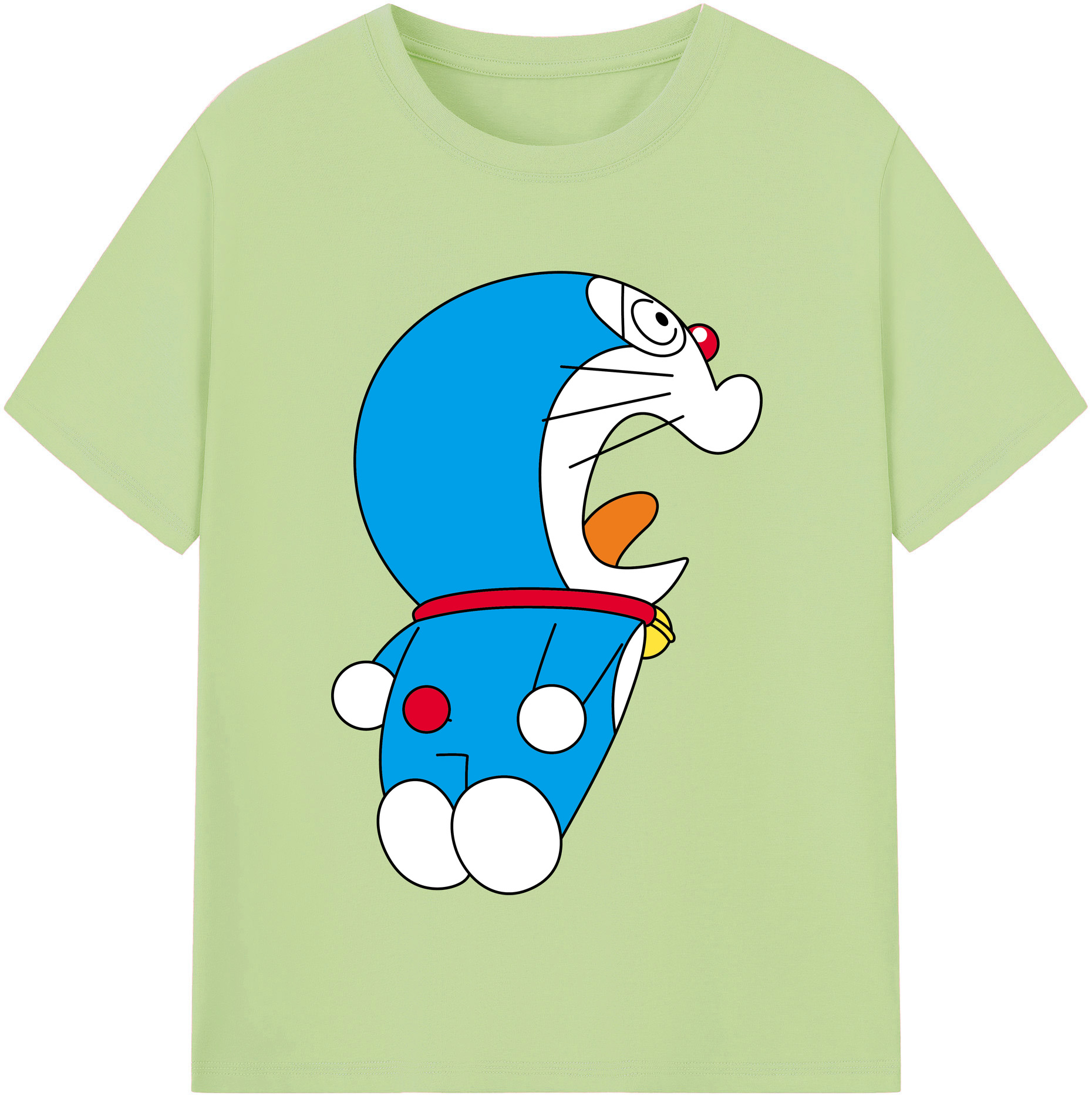 （画像用） ドラえもん Doraemon 綿100％半袖Tシャツ（フロントプリント）